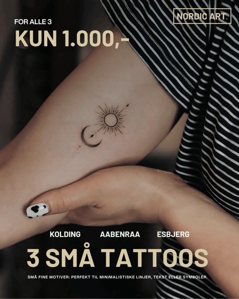 Meta-annonce med tatoveringstilbud