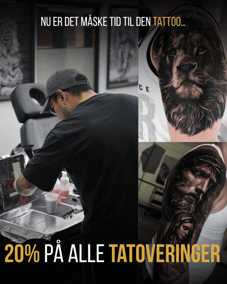 Meta-annonce med rabat på tatoveringer